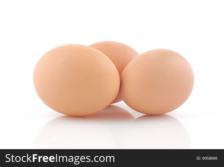 an eggs isolated on a white background