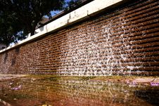 Artificial Waterfall Royalty Free Stock Photography Artificial Waterfall Royalty Free Stock Photography