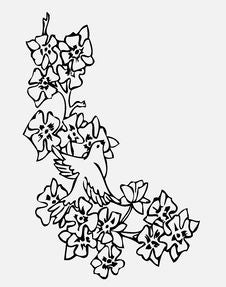 Flower outline free stock photos - StockFreeImages