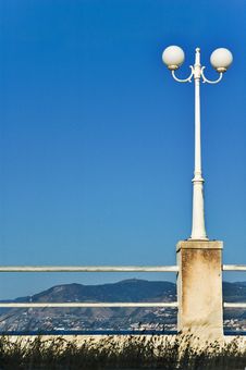 Street Lamp On Sea Promenade Stock Photography Street Lamp On Sea Promenade Stock Photography
