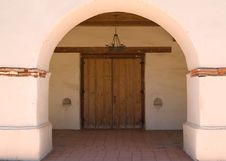 Spanish Mission Doorway Royalty Free Stock Photography Spanish Mission Doorway Royalty Free Stock Photography