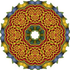 Pretty Floral Mandala Ring Royalty Free Stock Photos Pretty Floral Mandala Ring Royalty Free Stock Photos