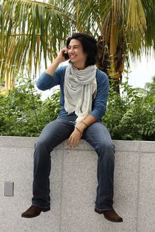 Sitting And Talking Royalty Free Stock Photography Sitting And Talking Royalty Free Stock Photography
