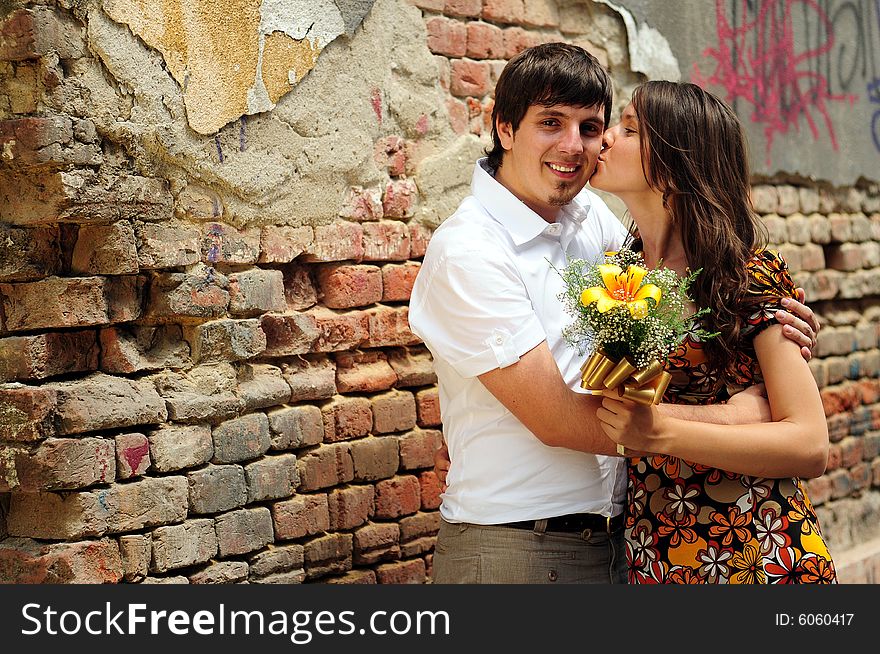 Couple Kissing