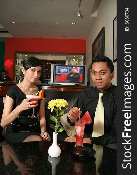 Couple At Bar