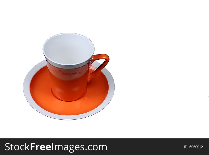 Coffecup with saucer