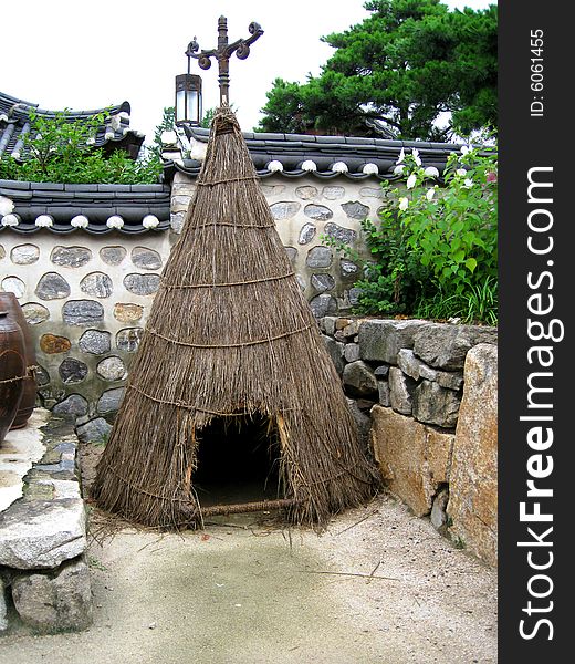 A old-fashion cottage in Korea