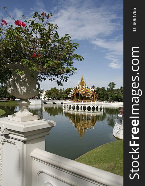 The gardens in a fantastic palace in Thailand. The gardens in a fantastic palace in Thailand