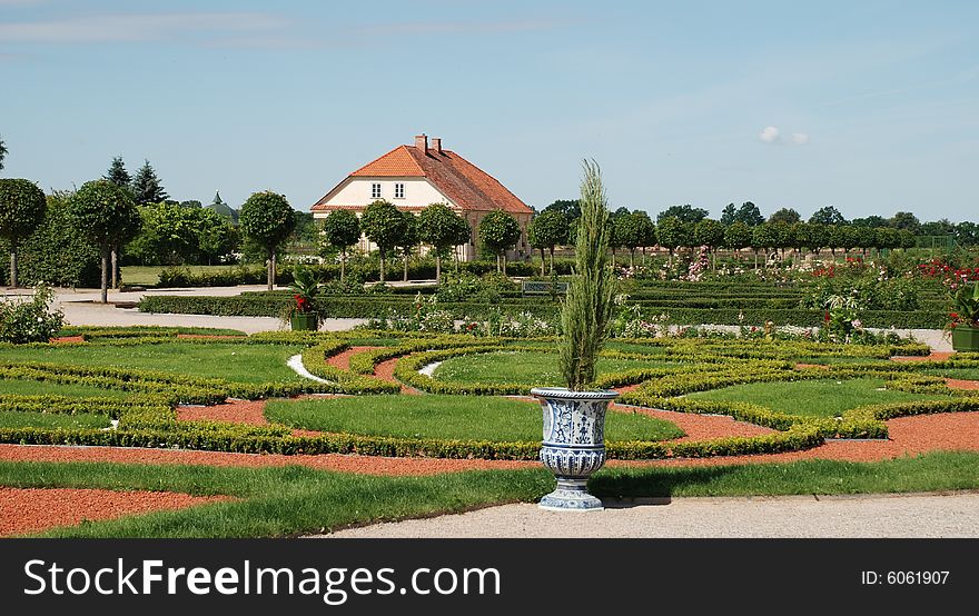 Beautiful Ornamental Garden And Gardener`s House I