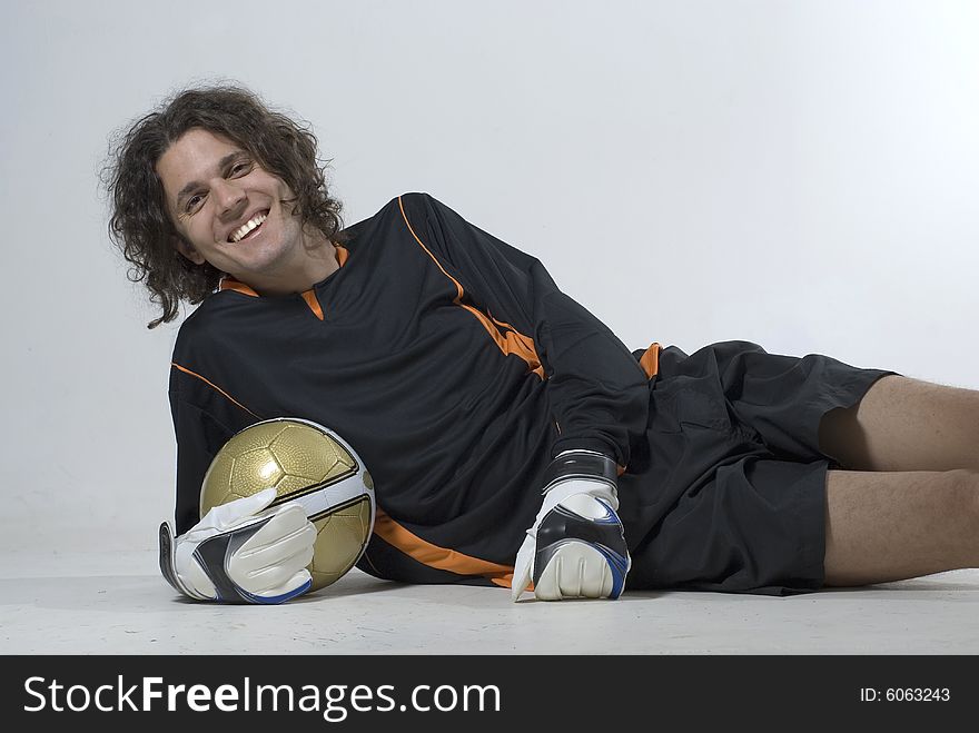 Smiling Soccer Player - Horizontal