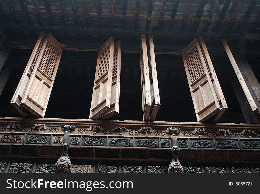 Chinese wood house, a general style in ming dynasty