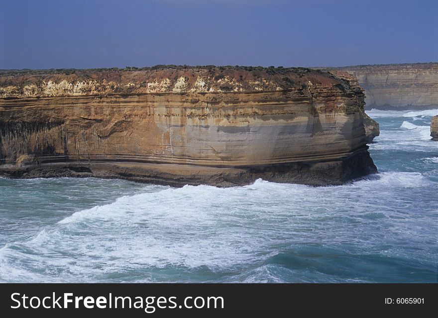 The Great Ocean Road in Australia.