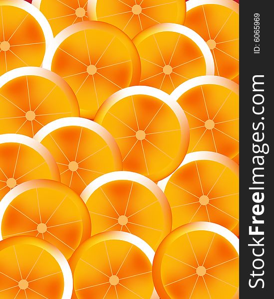 Art illustration for orange, mix with background. Art illustration for orange, mix with background