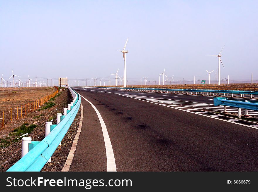 The freeway of sinkiang china