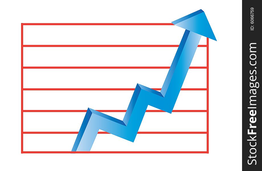 Beating the Market conceptual illustration, vector. Beating the Market conceptual illustration, vector