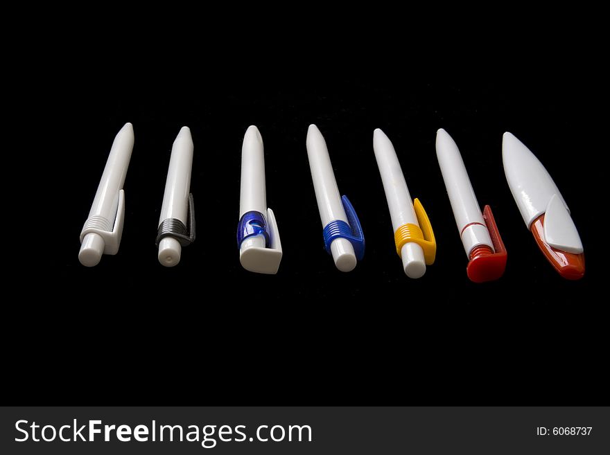 White pens