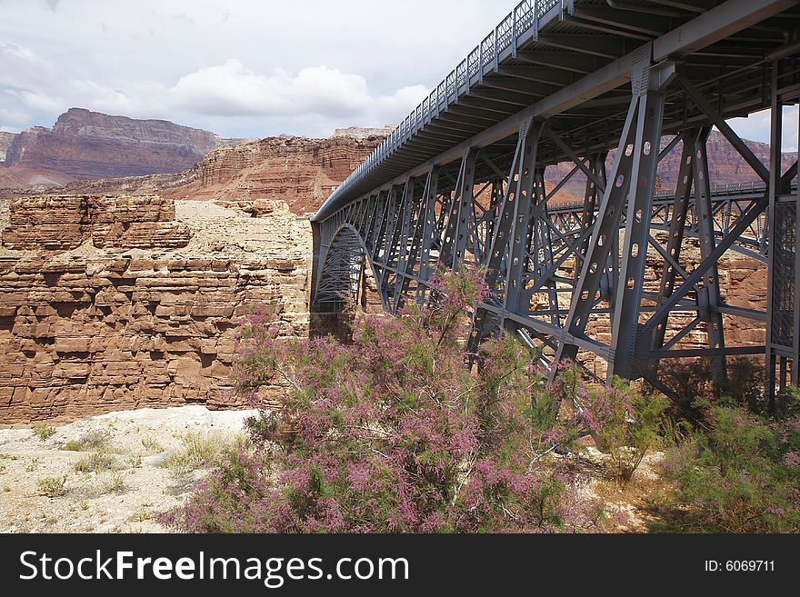 View of Navajo Bridge NM, Arizona