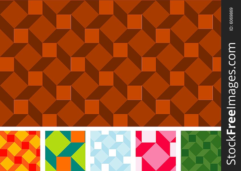 Seamless geometric pattern for backgrounds and textures. Seamless geometric pattern for backgrounds and textures.