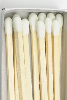 Match Sticks - Macro Stock Photo