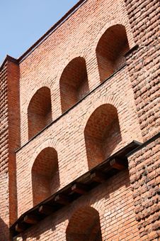 Brick Walls Of Old Arsenal In Lviv, Ukraine Royalty Free Stock Images Brick Walls Of Old Arsenal In Lviv, Ukraine Royalty Free Stock Images