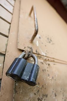 Old Lock Royalty Free Stock Photography