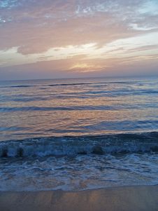 Florida East Coast Beach At Dawn 2 Royalty Free Stock Photos Florida East Coast Beach At Dawn 2 Royalty Free Stock Photos