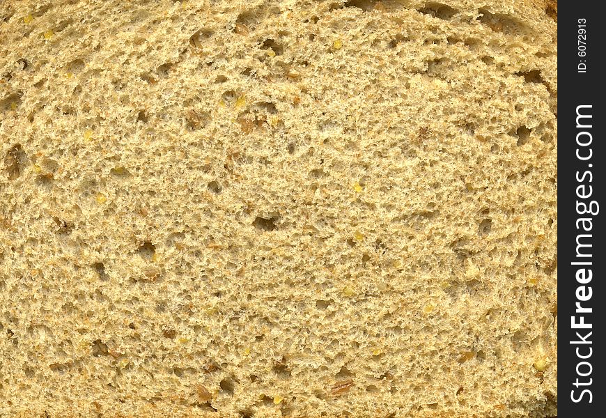 Whole grain bread background