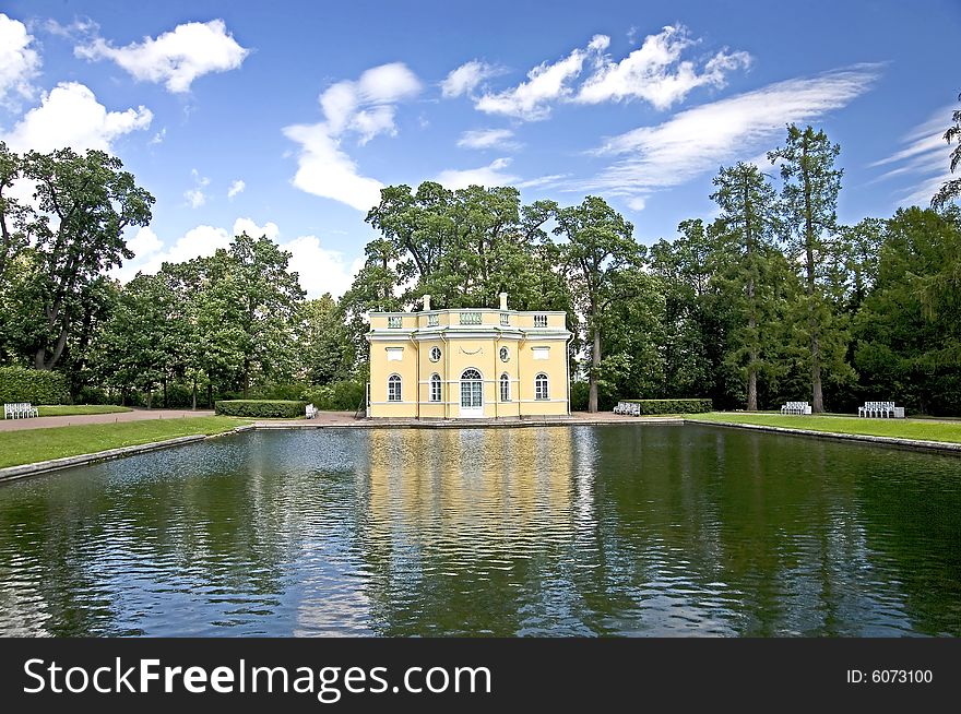 Pavilion Hermitage in Pushkin near St.Petersburg. Pavilion Hermitage in Pushkin near St.Petersburg