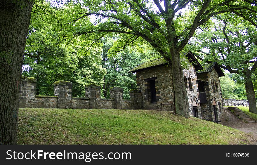 Fortress in style of a Roman Castle. Fortress in style of a Roman Castle