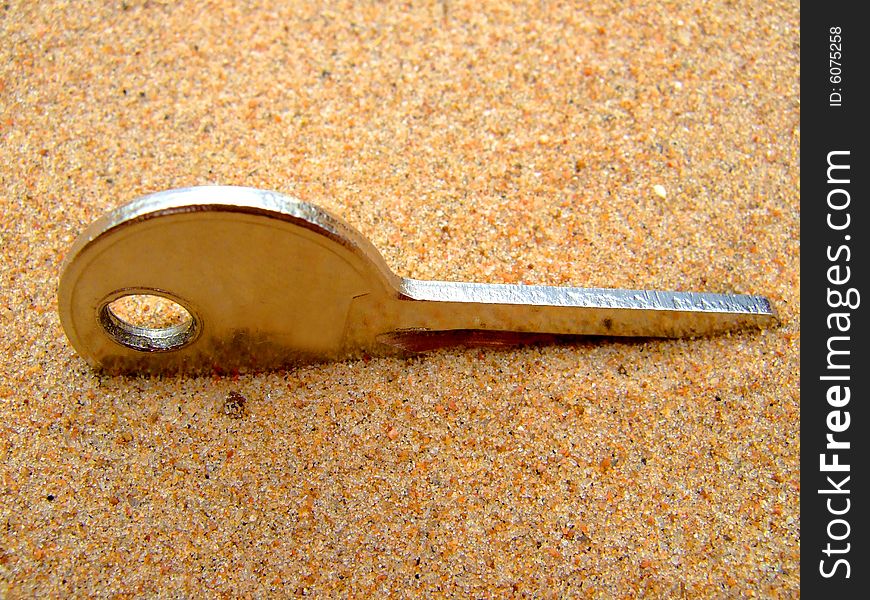 Key Which Will Thrust In Sand.