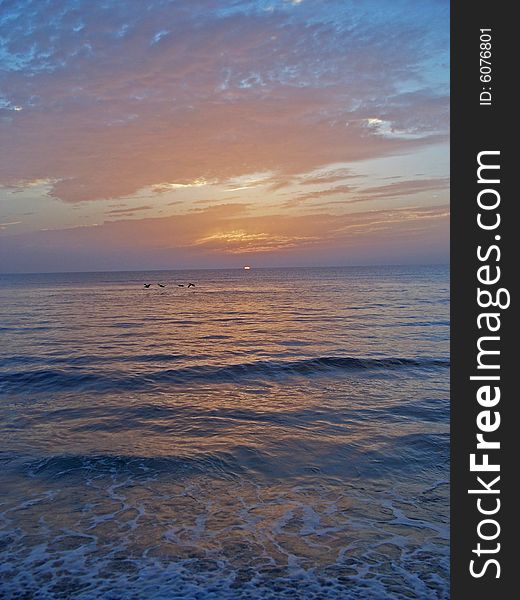 Florida East Coast Beach At Dawn 5
