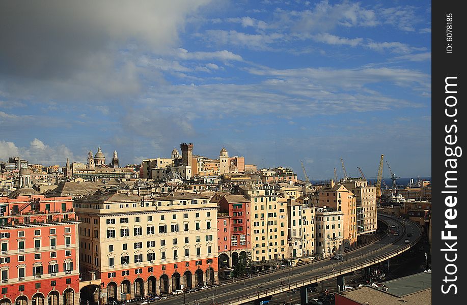 Old genoa (genova-Italy) port. Old genoa (genova-Italy) port.