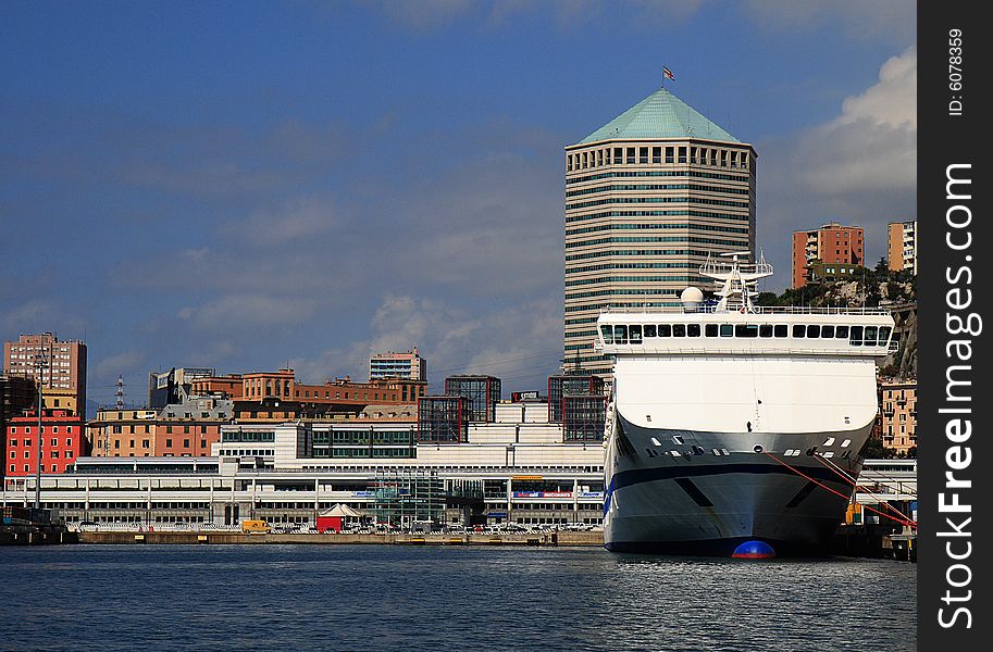 Old genoa (genova-Italy) port.