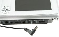 Dvd Player With Cable Royalty Free Stock Image