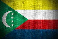 Grunge Flag Of Comoros Stock Image Grunge Flag Of Comoros Stock Image
