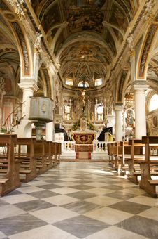 Church Interior Royalty Free Stock Photo Church Interior Royalty Free Stock Photo