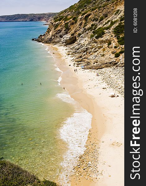 Virgin beach found in the Algarve, Portugal. Virgin beach found in the Algarve, Portugal.