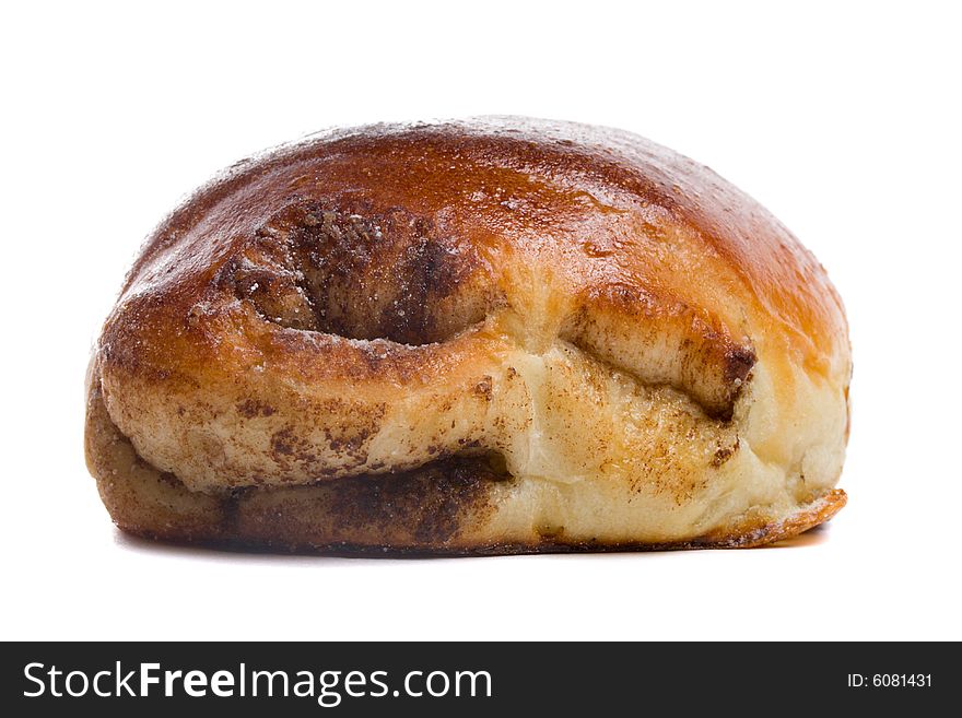 Close-up Doughnut With Cinnamon