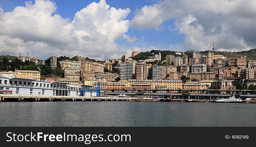 Old genoa (genova-Italy) port.