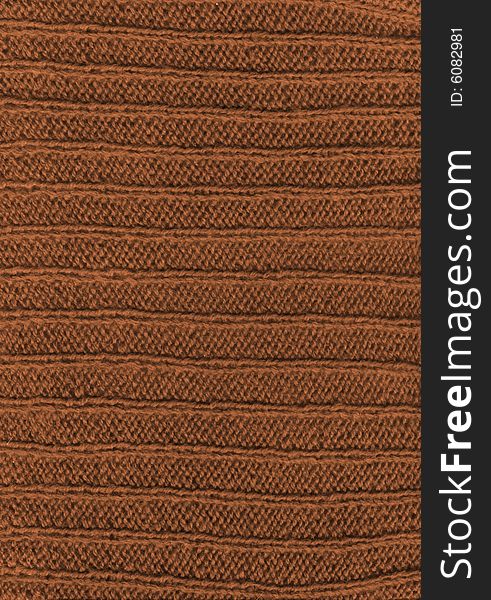 Brown wool fabric textile texture to background