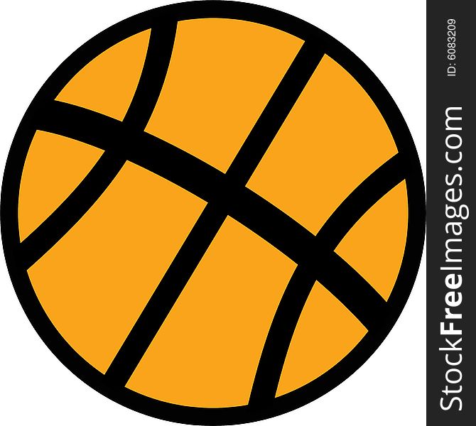 Basketball illustration - sports theme basketball, ball, sports, sport