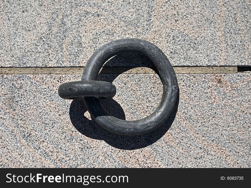 Mooring ring without ropes helsingborg harbor