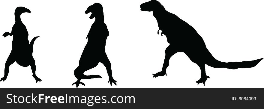 Illustration of dinos for your design. Illustration of dinos for your design