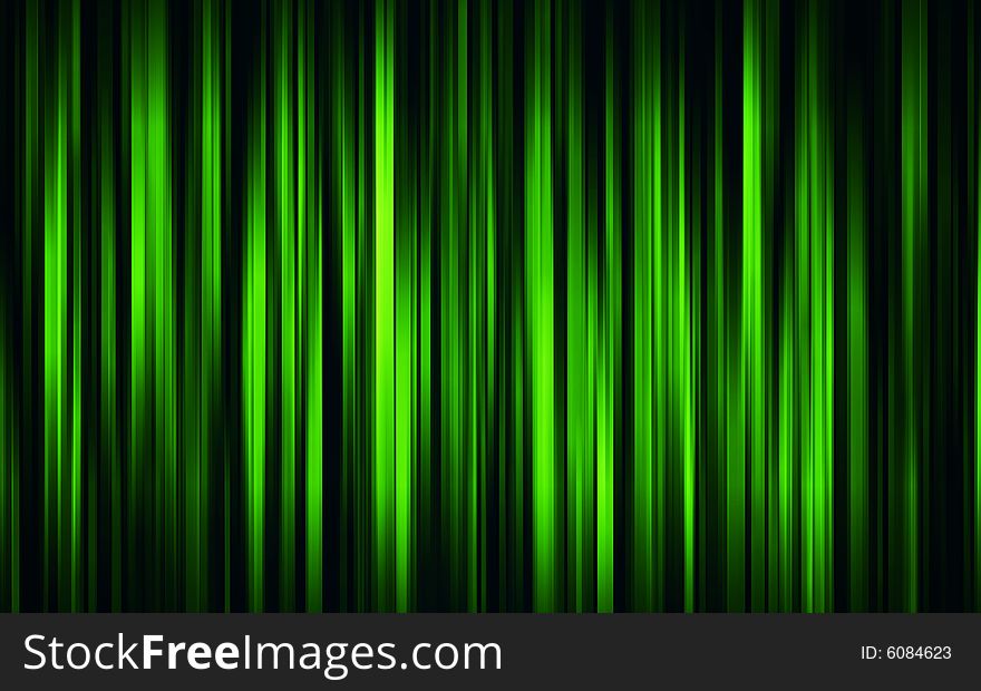 Green Digital Curtain