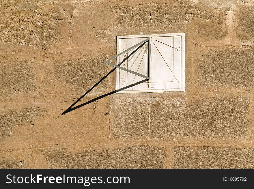 Sundial in the cathedral of sevilla