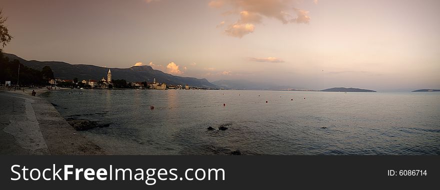 Kastela - historic village near split. Kastela - historic village near split