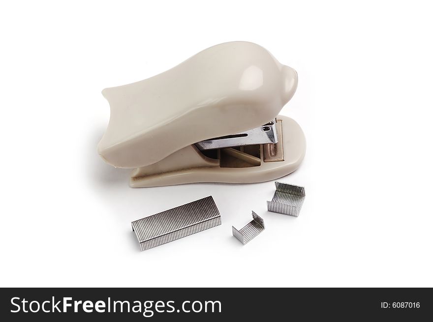 Stapler isolated on  white background