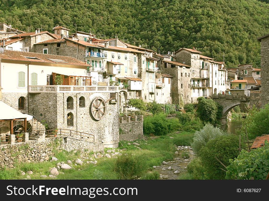 This is a small village situated in Liguria, Italy. This is a small village situated in Liguria, Italy