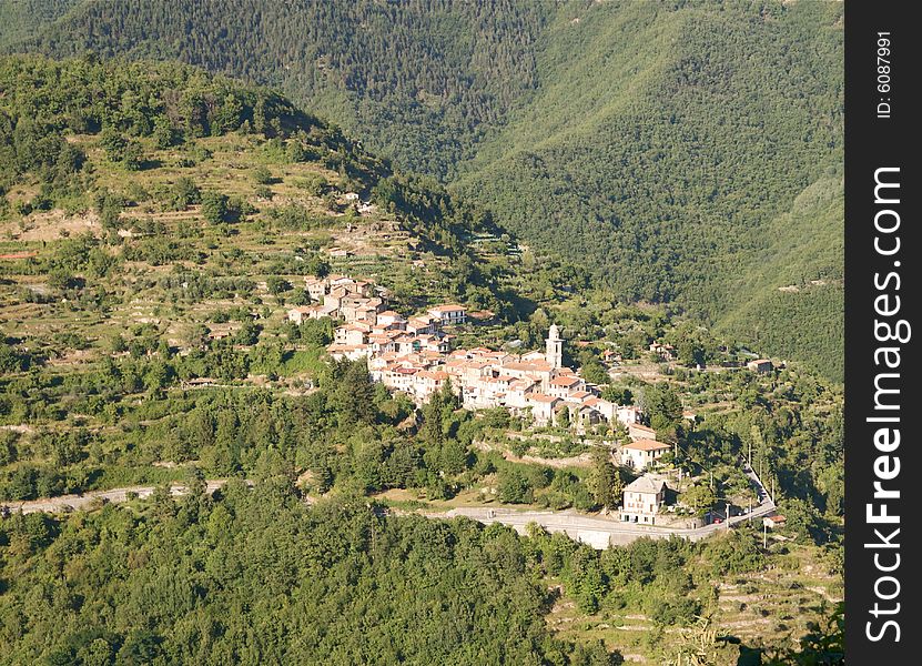 This is a mountain village in liguria. This is a mountain village in liguria