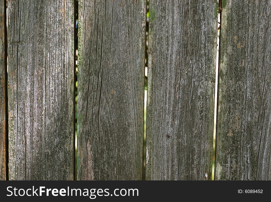 Fence background made of old wood